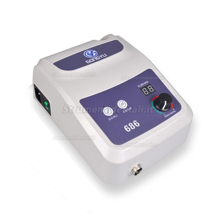 Micromotore brushless laboratorio odontotecnico AI-TE&reg; AT-CM-41 con manipolo AT-A9 50000 giri/min